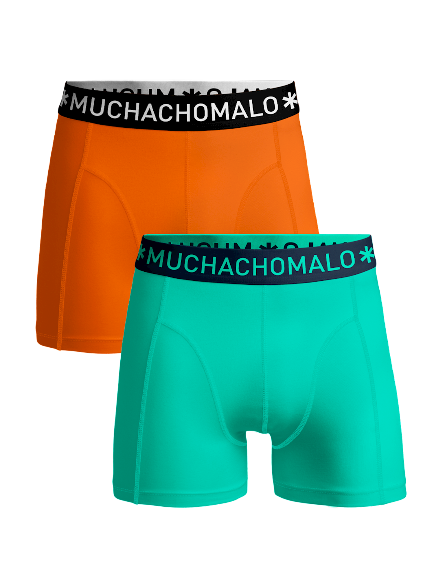 Men 2 Pack Boxer shorts solid Underpants Muchachomalo