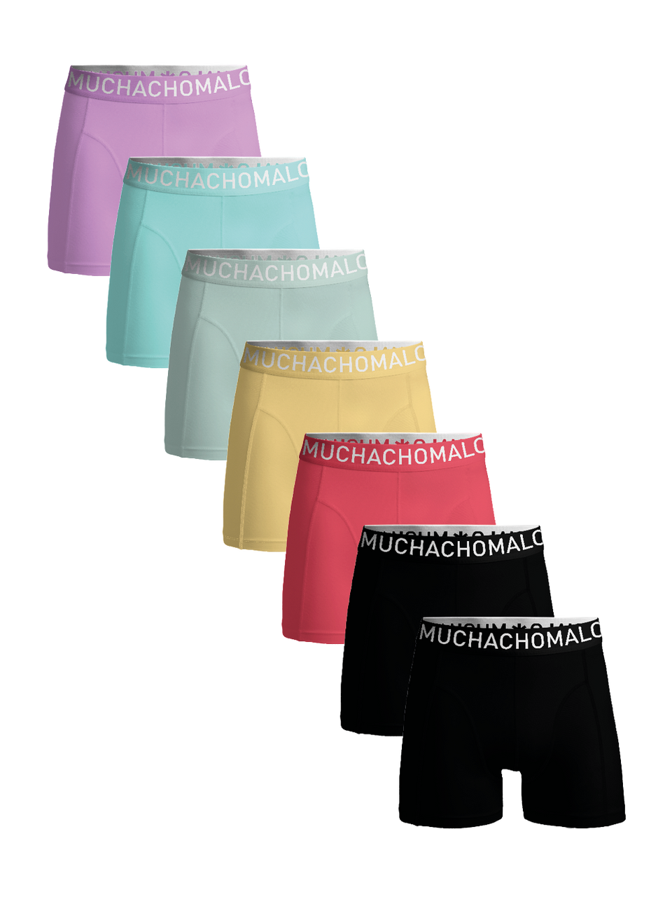 Black/Red/Yellow/Green/Blue/Purple