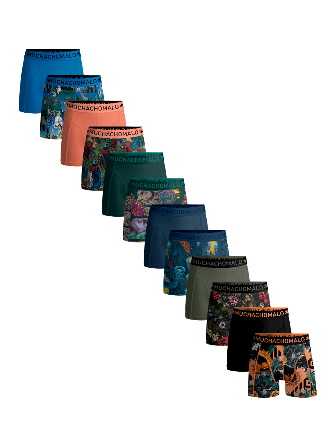 Print/Black/Green/Blue/Green/Pink/Blue