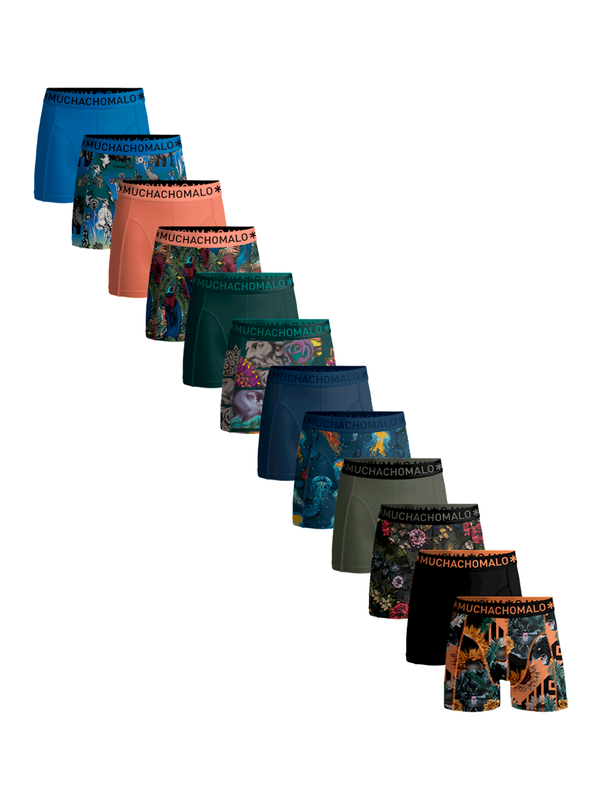 Print/Black/Green/Blue/Green/Pink/Blue