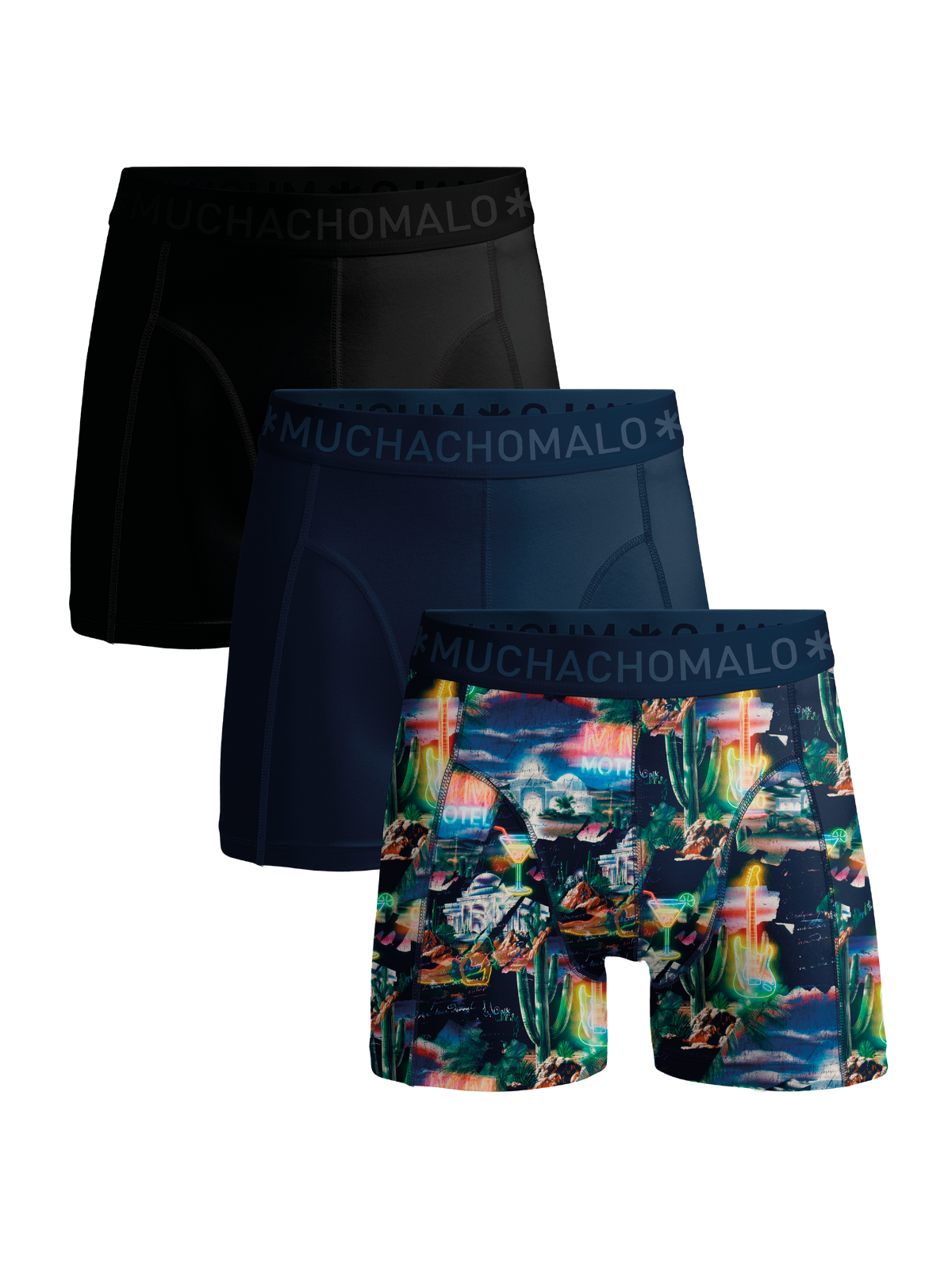 Print/Blue/Black