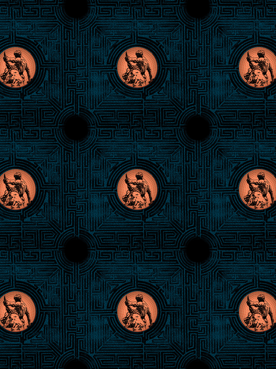 Print/Blue/Green/Brown/Red