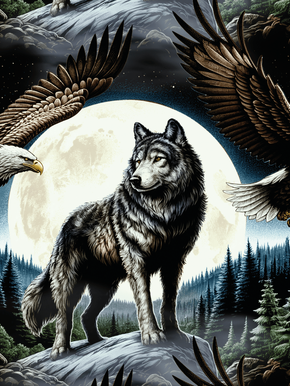 Print/Blue/Green/Brown/Red