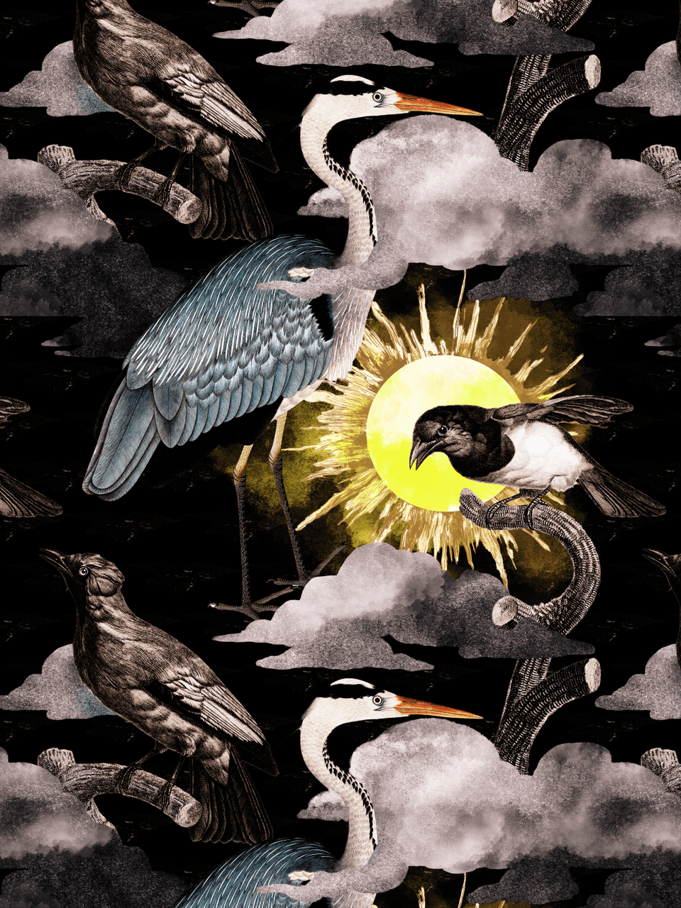 Print/Black/Blue/Purple