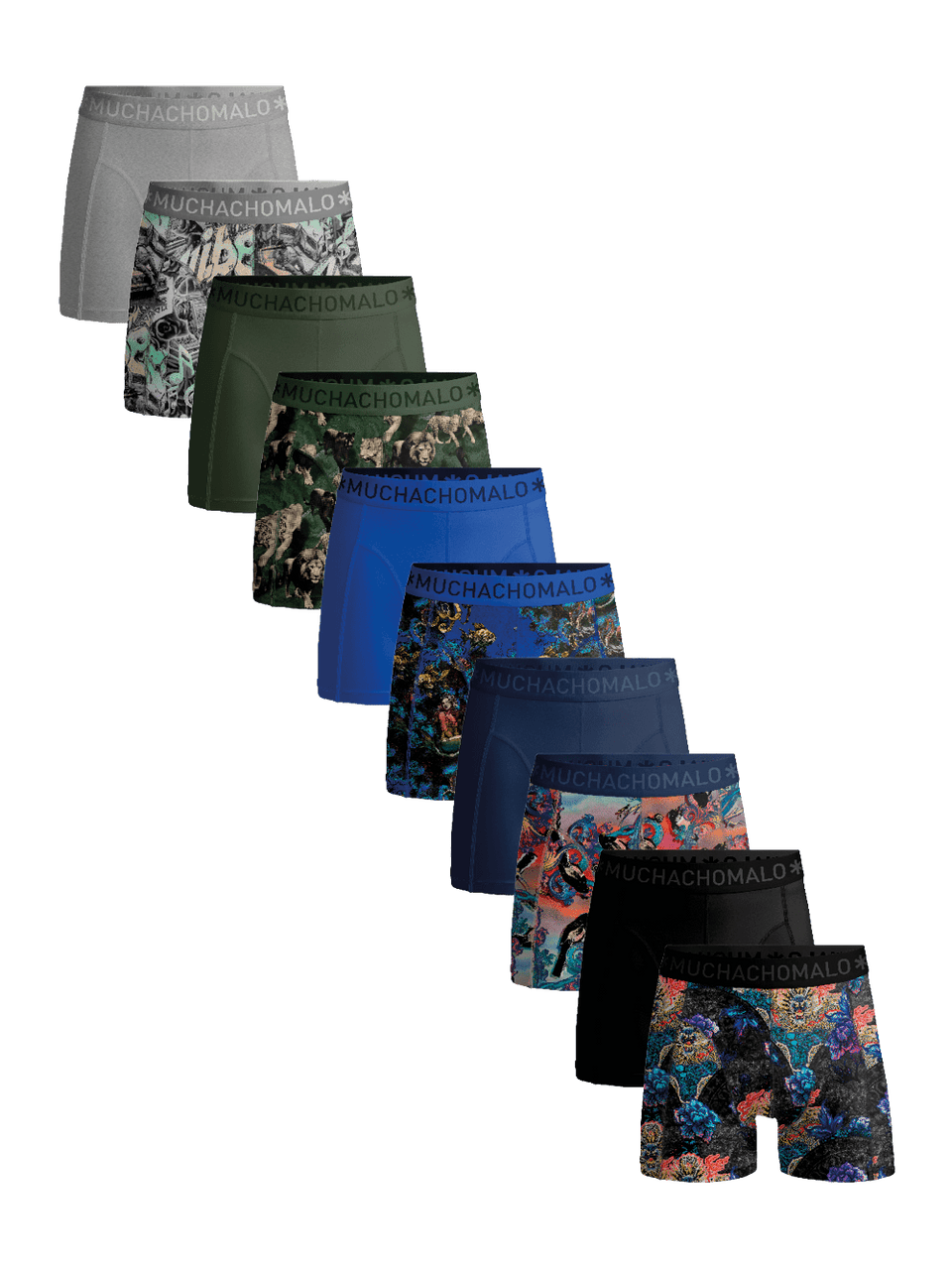 Print/Black/Blue/Green/Grey