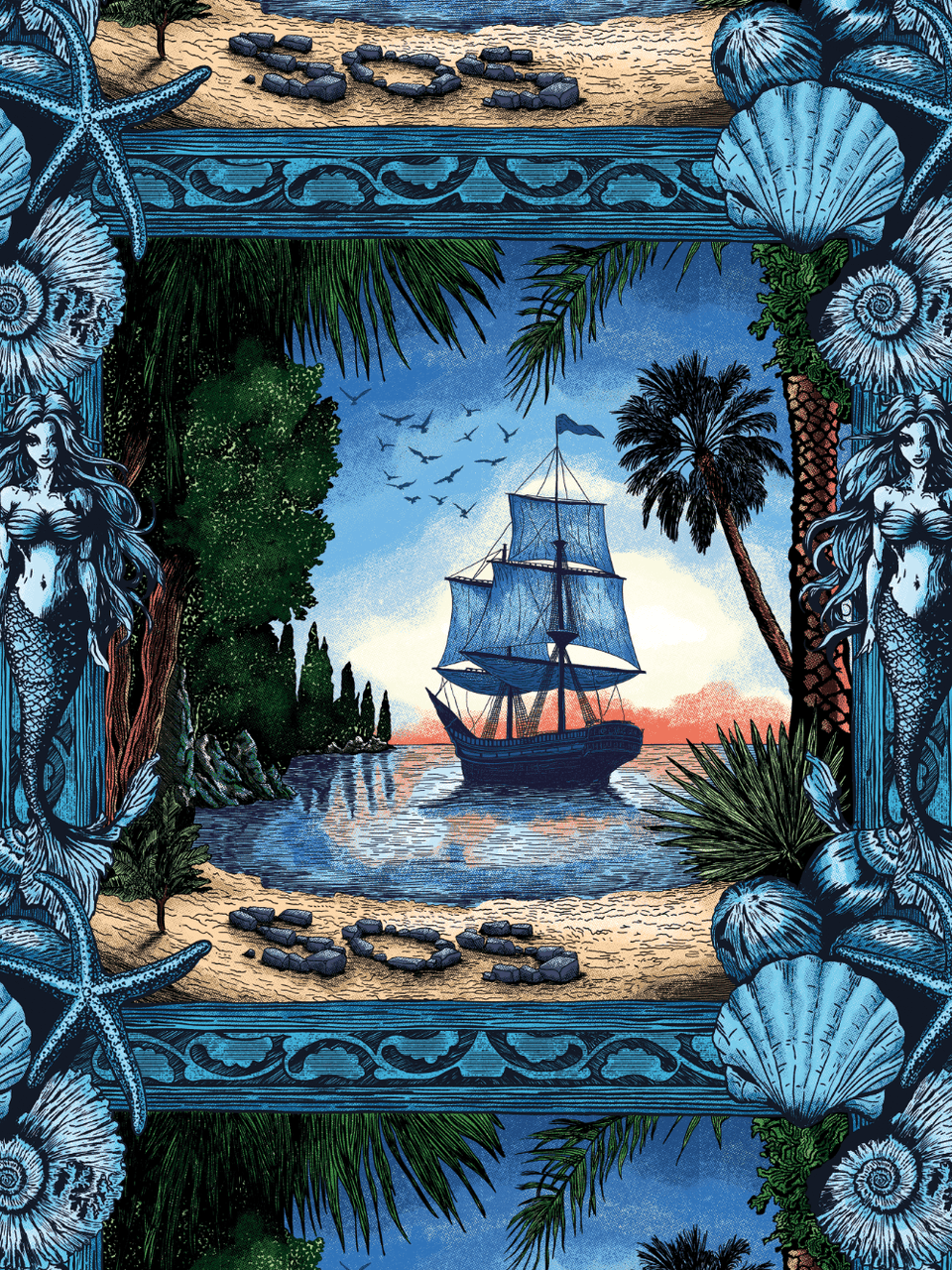 Print/Blue/Purple/Orange/Yellow