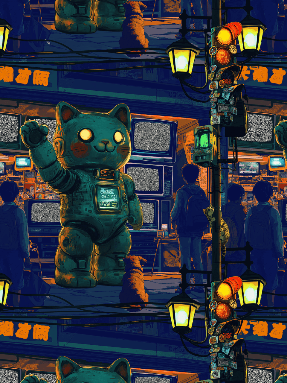 Print/Black/Blue/Green/Red/Orange