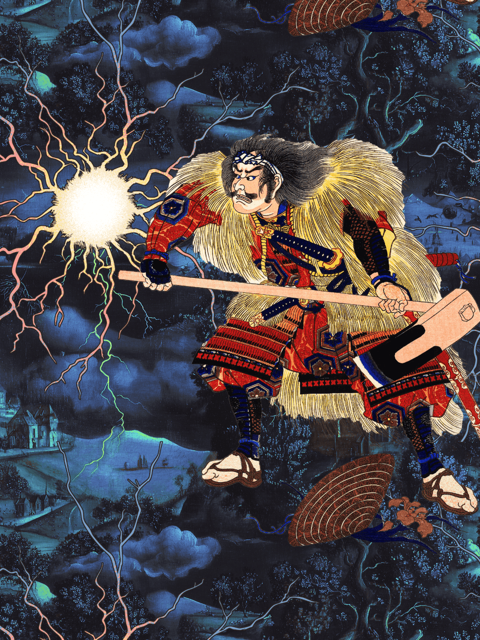 Print/Black/Blue/Green