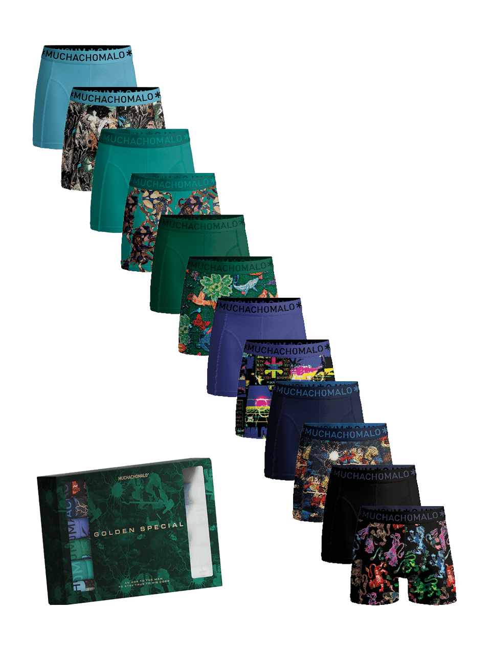 Print/Black/Blue/Green