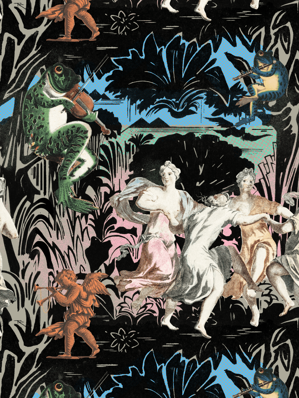 Print/Black/Blue/Green