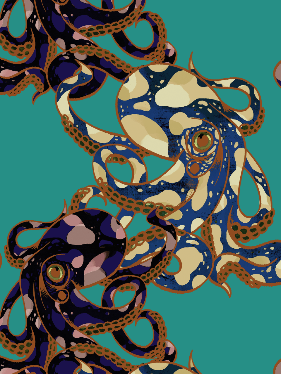 Print/Black/Blue/Green