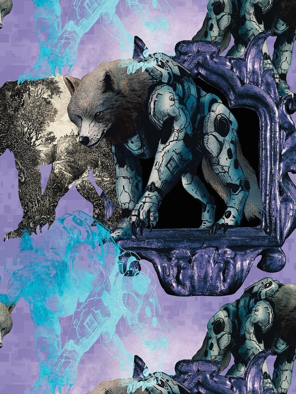 Print/Black/Blue/Green/Purple/Red