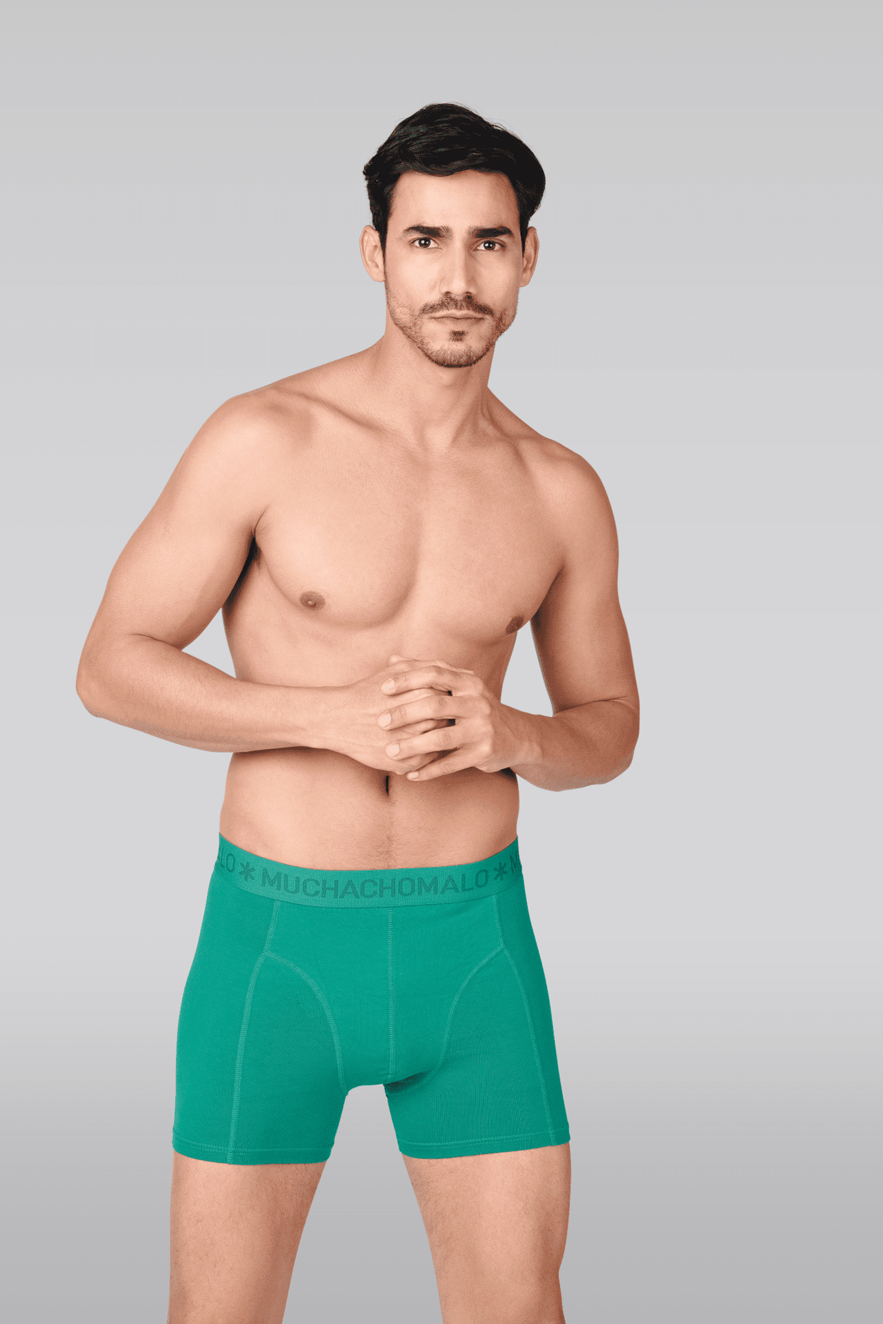 Heren 12 - pack Boxershorts - U-SOLID1010-1275 - Muchachomalo