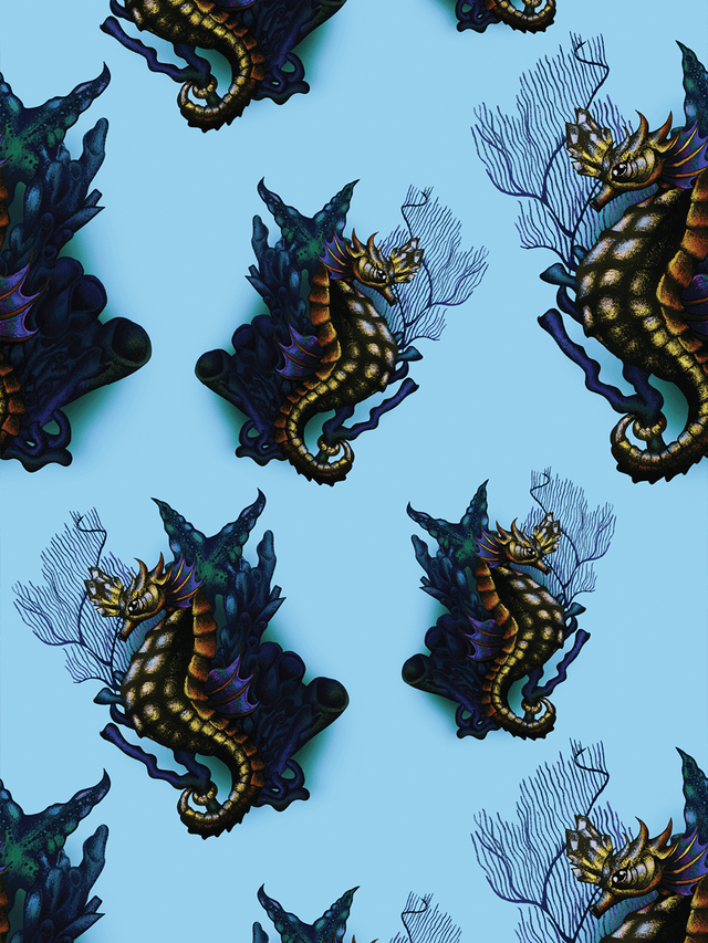 Print/Blue/Black/Blue