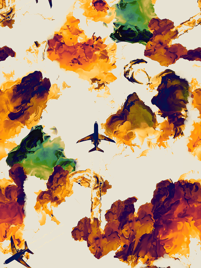 Print/Purple/Black/Blue