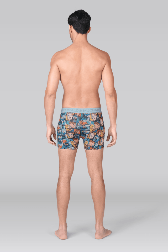 Print/Blue/Black