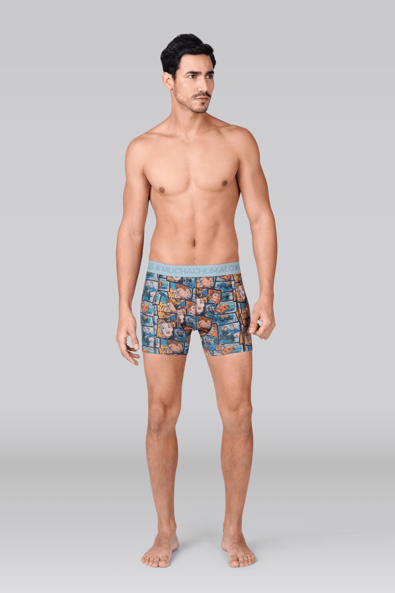 Print/Blue/Black