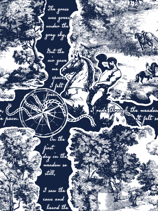 Print/Blue/White/Green/Black