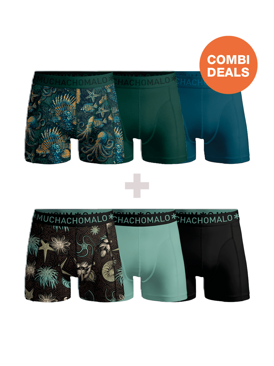 Print/Blue/Green/Black