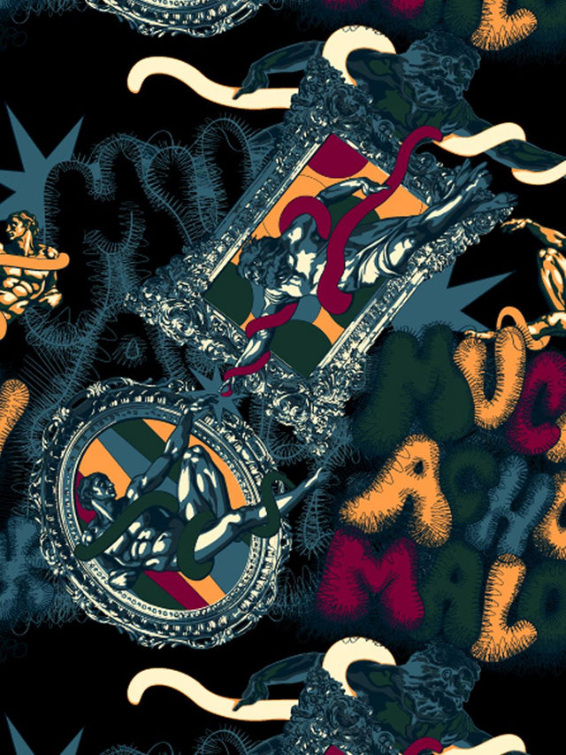 Print/Black/Green/Yellow