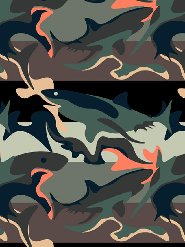Print/Green/Black/Blue