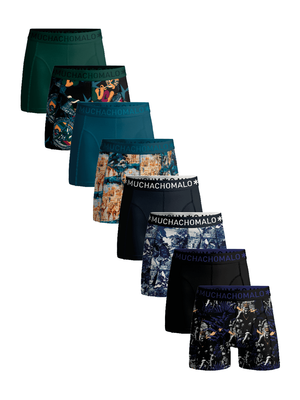 Print/Green/Black/Blue