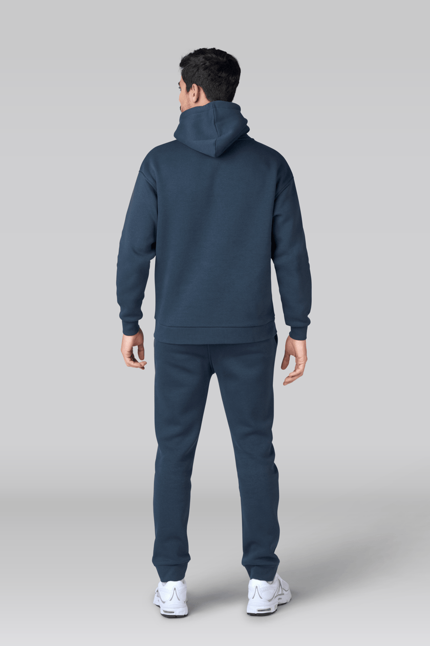 Men Hoodie Blue
