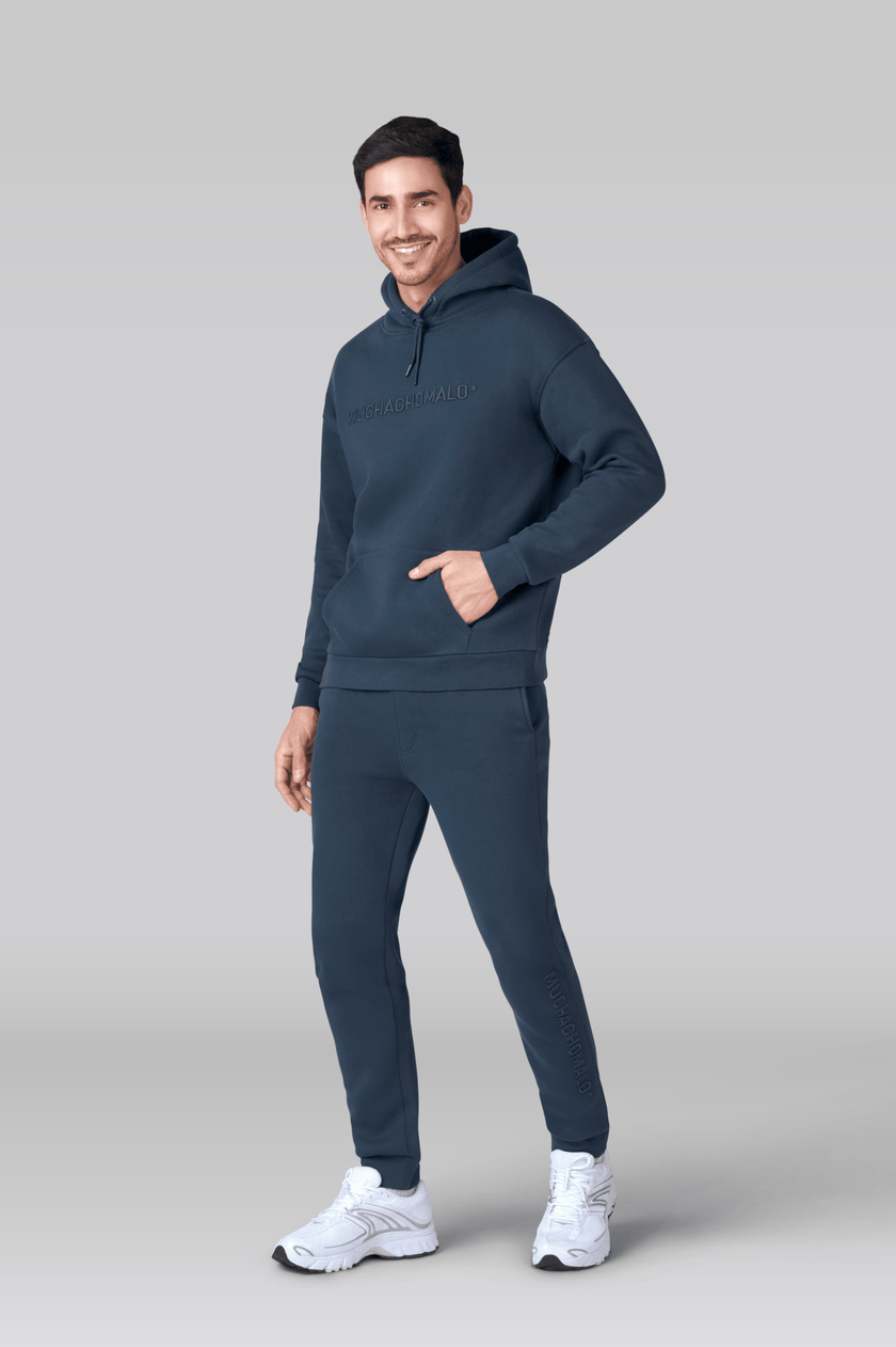 Men Hoodie Blue