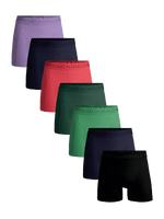 Black/Blue/Green/Pink/Black/Purple